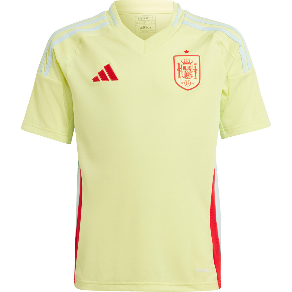 adidas camiseta de fútbol oficiales niño FEF A JSY Y vista frontal