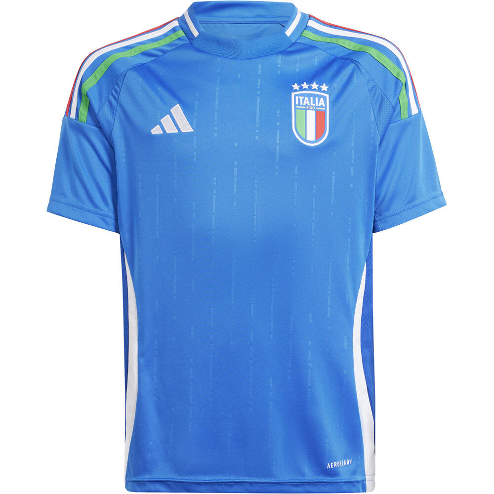 adidas camiseta de fútbol oficiales niño FIGC H JSY Y vista frontal