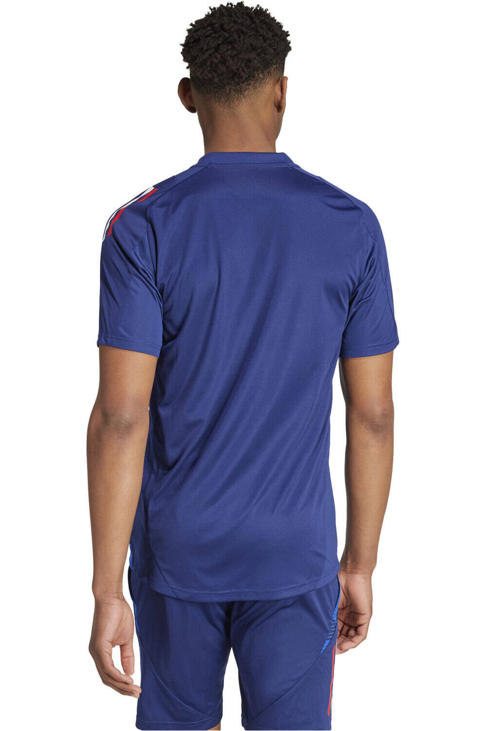 adidas camiseta de fútbol oficiales ITALIA 24 TRN AZ vista trasera