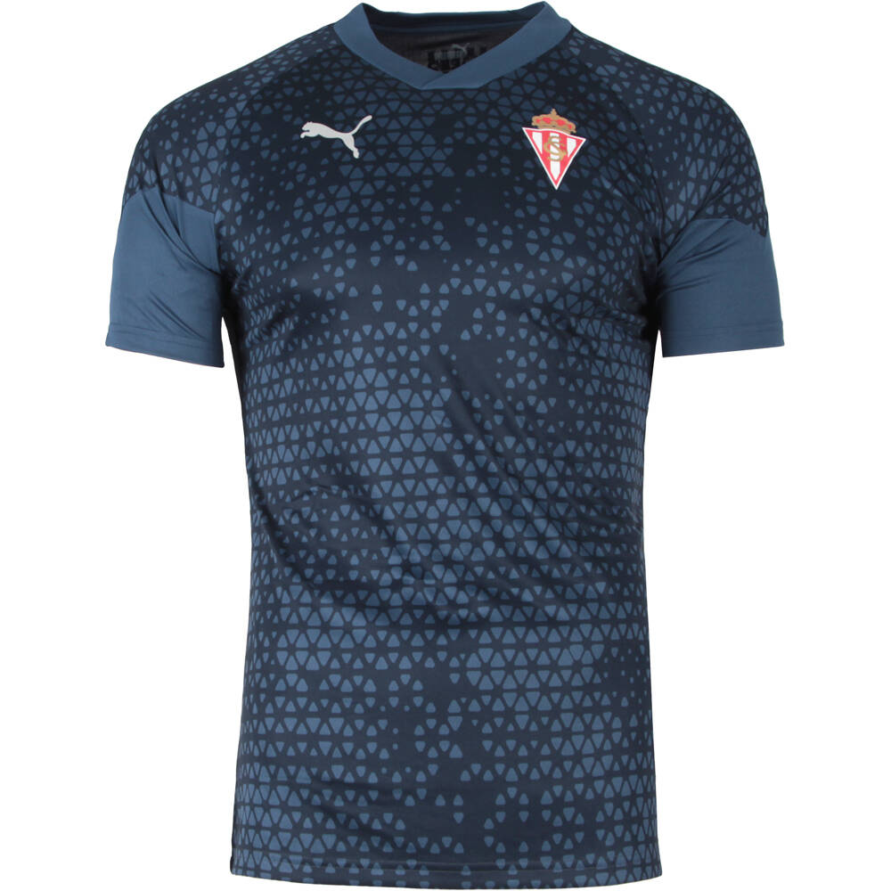 Puma camiseta de fútbol oficiales SPORTING GIJON 24  Training Jersey vista frontal