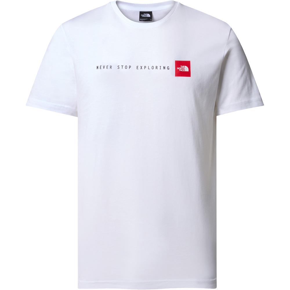 The North Face camiseta manga corta hombre M S/S NEVER STOP EXPLORING TEE vista frontal