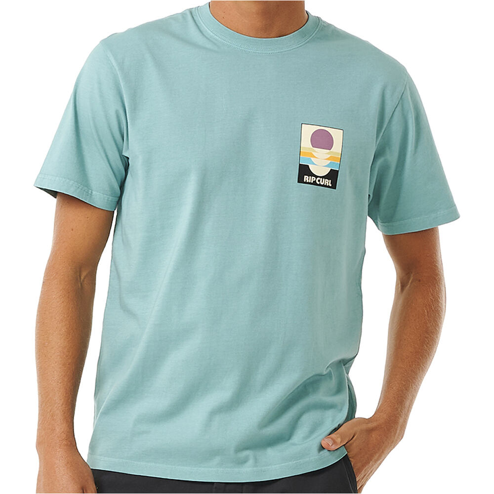 Rip Curl camiseta manga corta hombre SURF REVIVIAL PEAKING TEE vista frontal