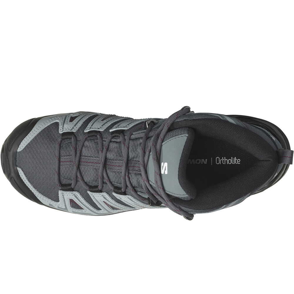 Zapatillas de Montaña Salomon X Ultra Pioneer Gore-Tex Gris/Negro Mujer