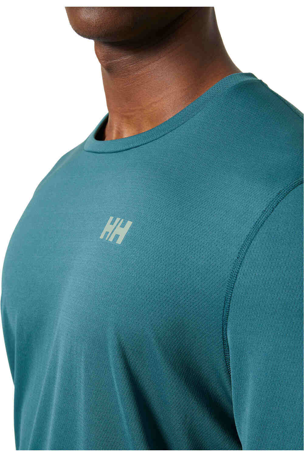 Helly Hansen camiseta montaña manga corta hombre HH LIFA ACTIVE SOLEN LS vista detalle