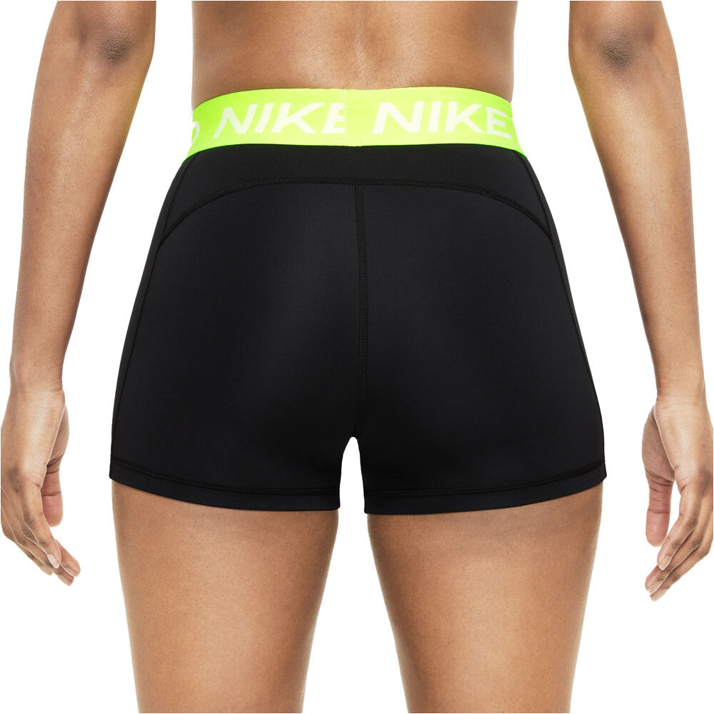 Nike pantalones y mallas cortas fitness mujer W NP 365 SHORT 3IN vista trasera