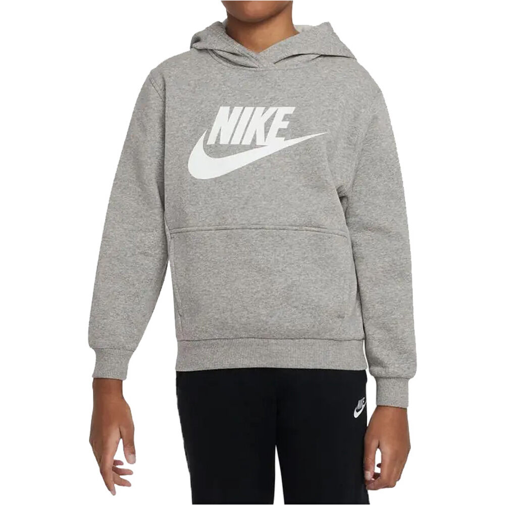 Nike sudadera niño K NSW CLUB FLC HDY HBR vista frontal