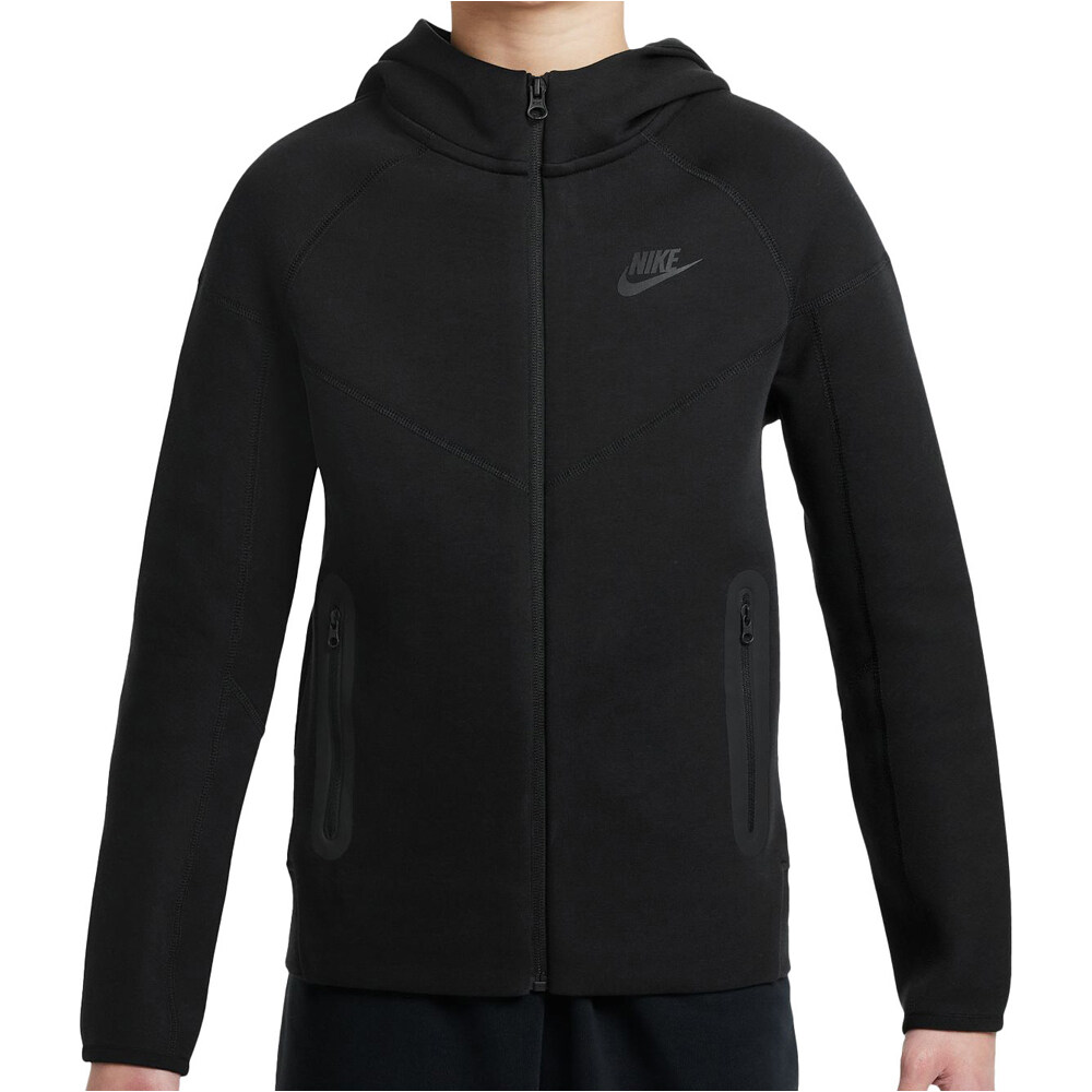 Nike sudadera niño B NSW TECH FLC FZ vista frontal