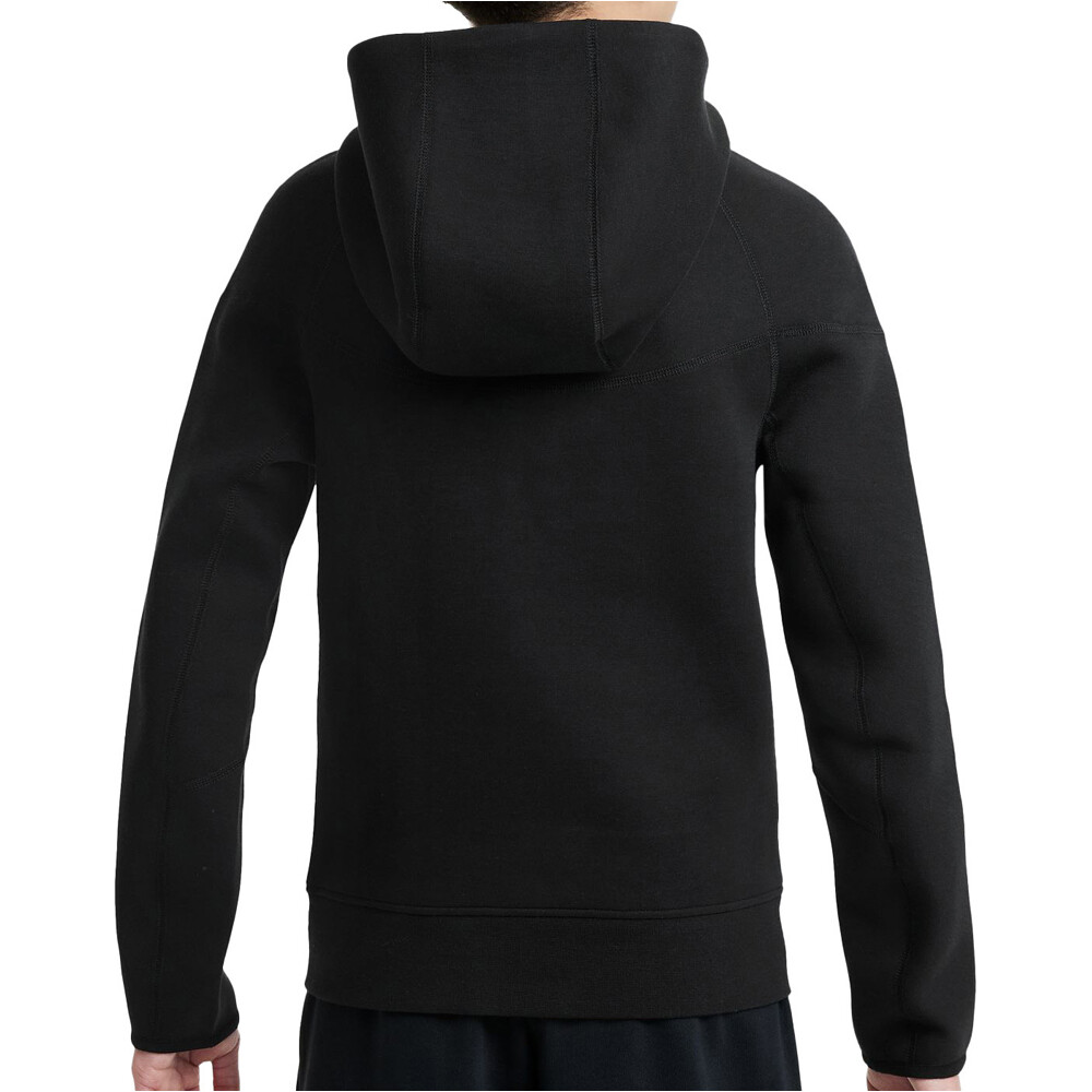 Nike sudadera niño B NSW TECH FLC FZ vista trasera