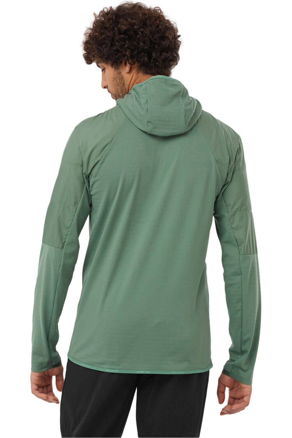 Salomon chaqueta outdoor hombre OUTLINE AS HYBRID MID M vista trasera