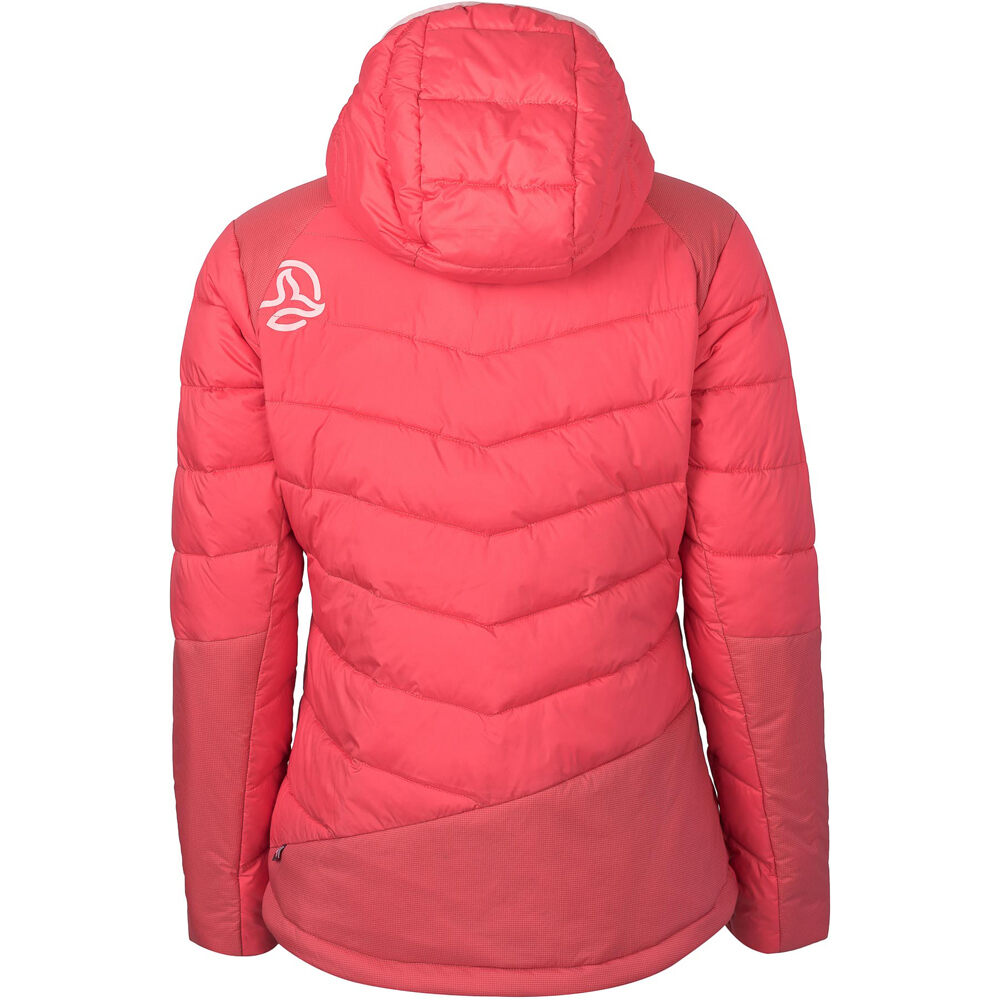 Ternua chaqueta outdoor mujer YAKSIM HOOD JKT W vista trasera