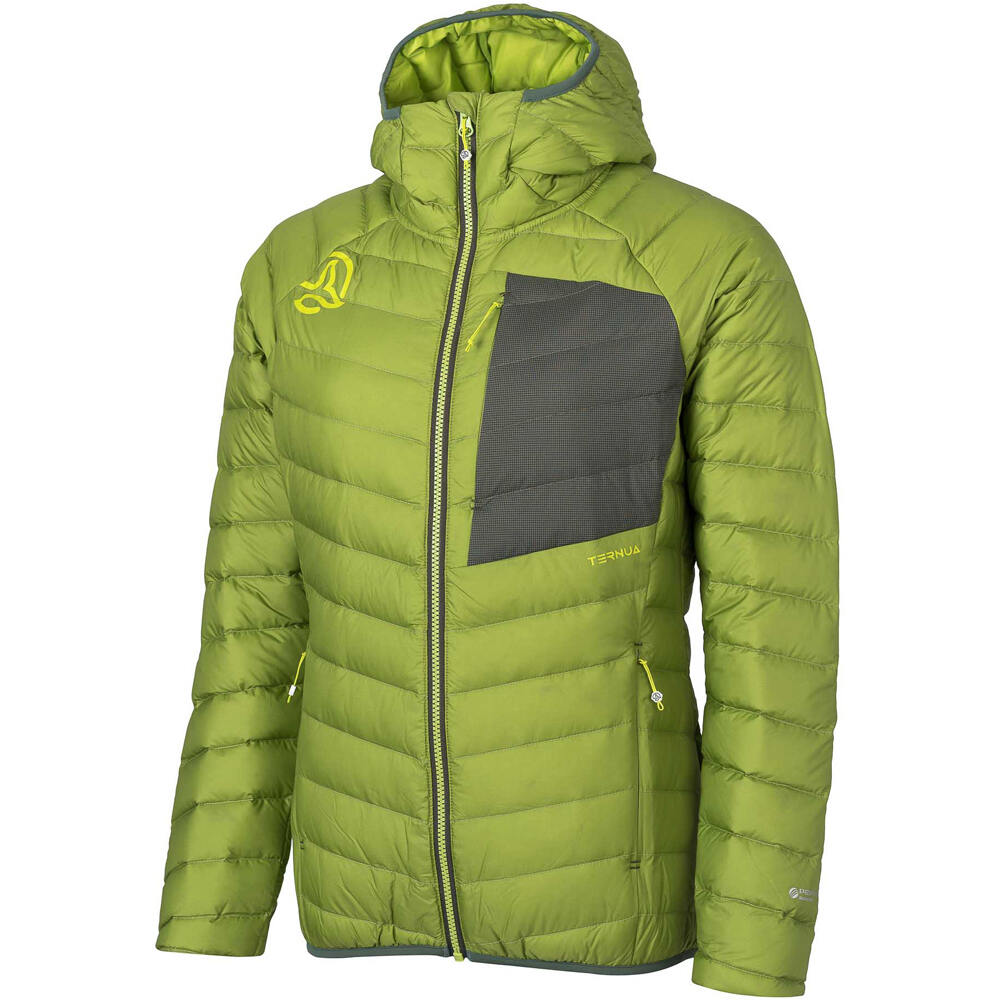 Ternua chaqueta outdoor mujer VILMA HOOD DOWN JKT W vista frontal