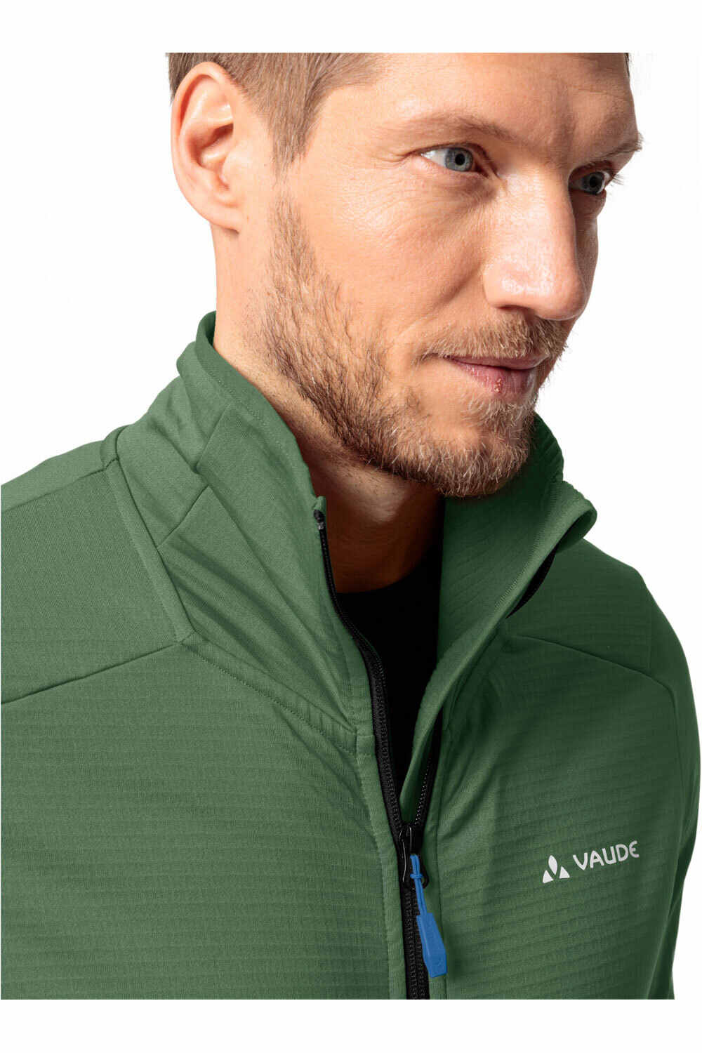 Vaude forro polar hombre Men's Monviso Fleece FZ Jacket II vista detalle