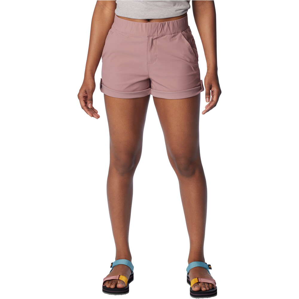 Columbia pantalón corto montaña mujer Firwood Camp II Short vista frontal