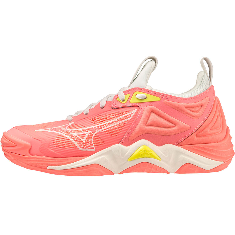 Mizuno zapatillas indoor mujer WAVE MOMENTUM 3 (W) lateral exterior