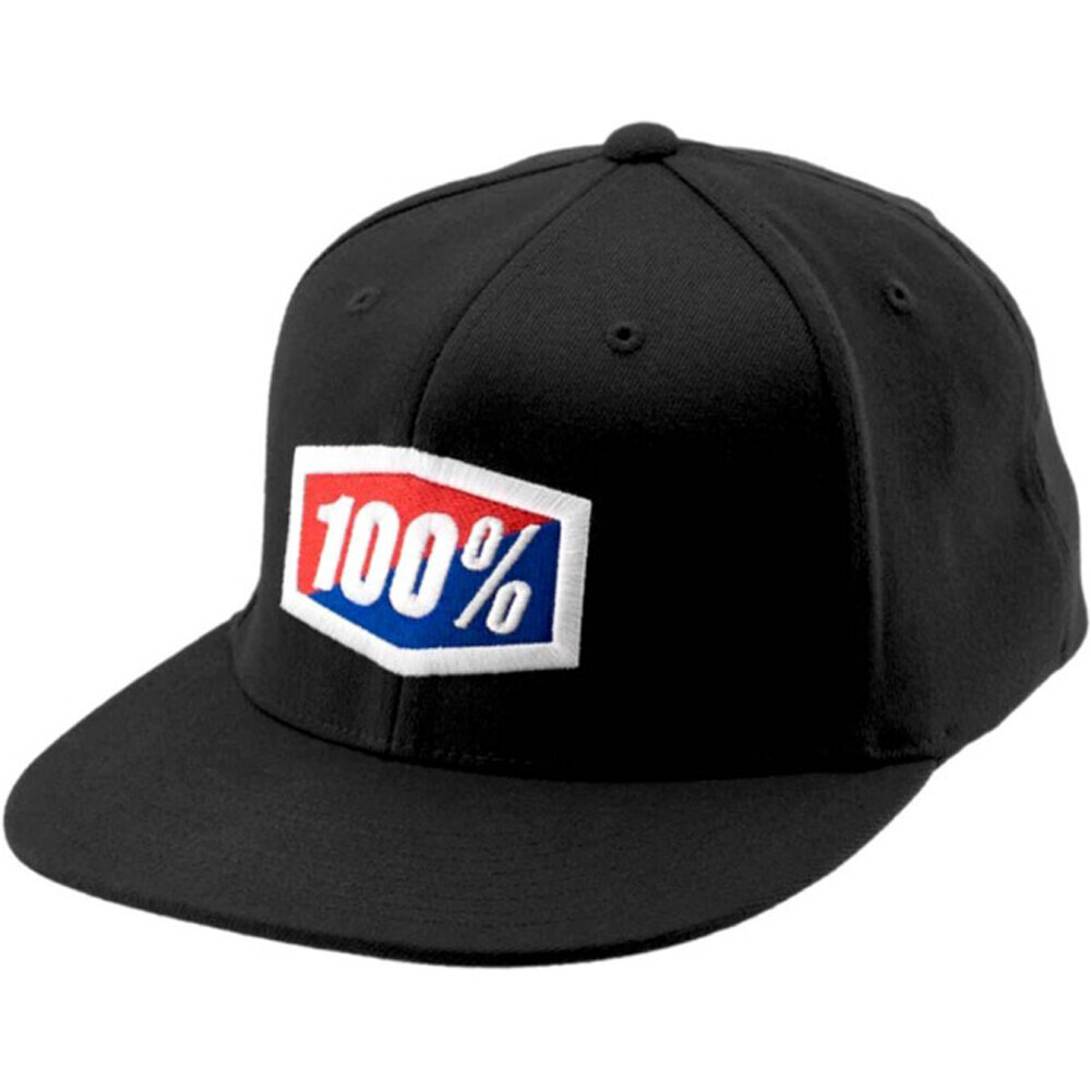 100% gorras ciclismo OFFICIAL J-FIT FLEXFIT vista frontal