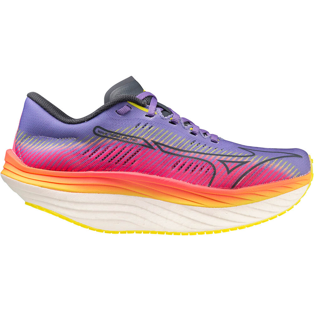 Mizuno zapatilla running mujer WAVE REBELLION PRO (W) lateral exterior