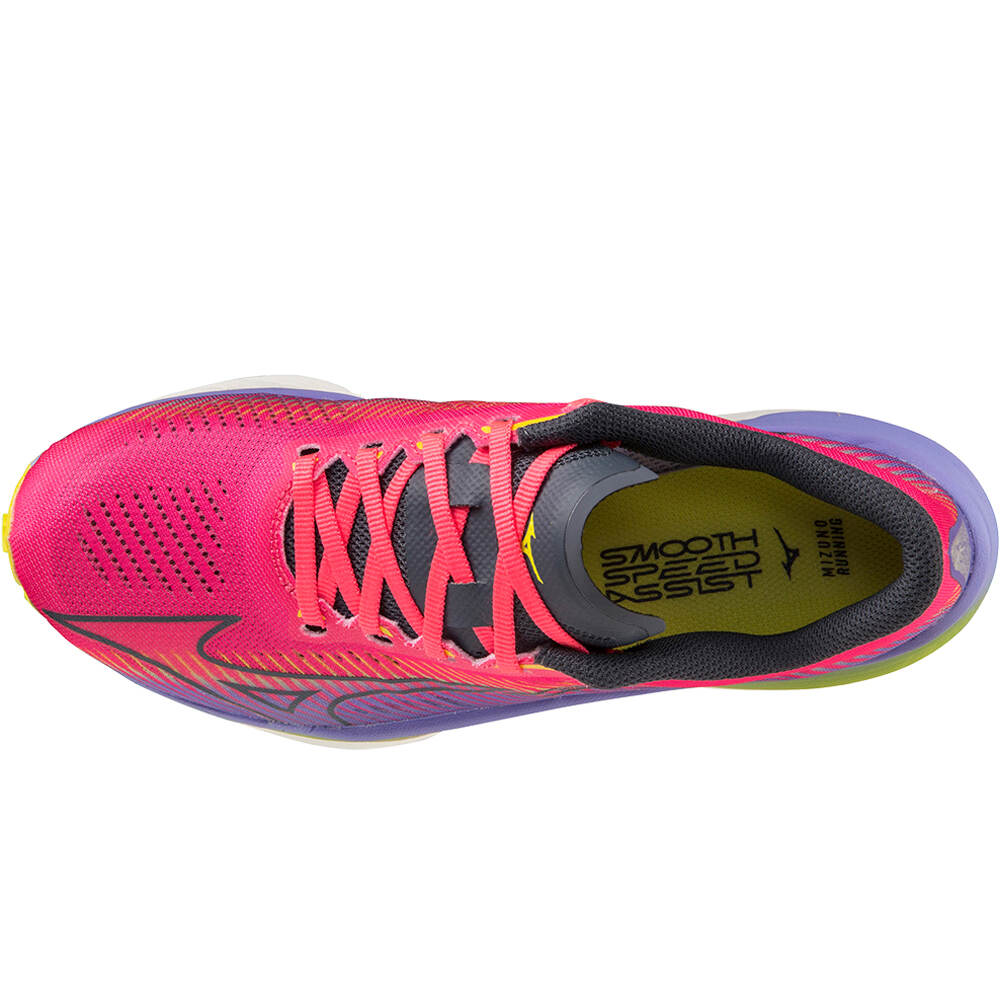 Mizuno zapatilla running mujer WAVE REBELLION PRO (W) vista superior