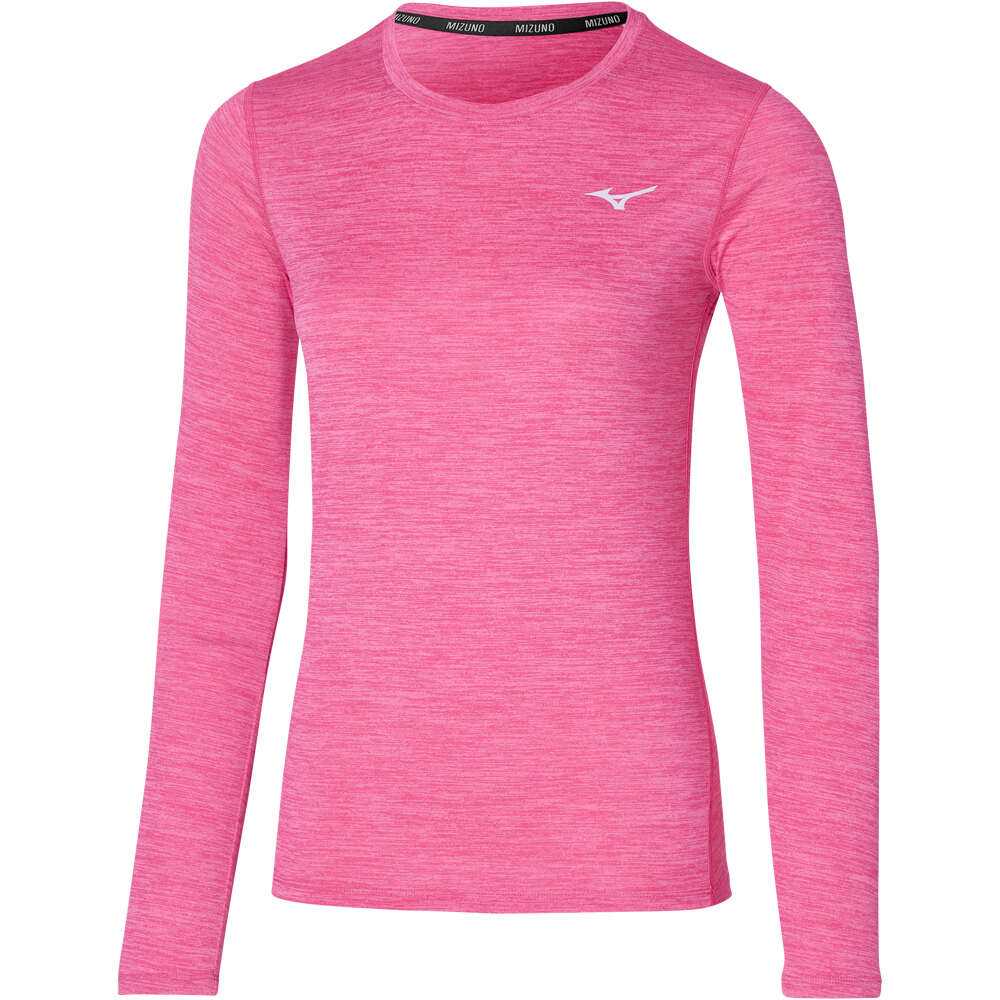 Mizuno camisetas fitness mujer Impulse core LS Tee (w) vista frontal