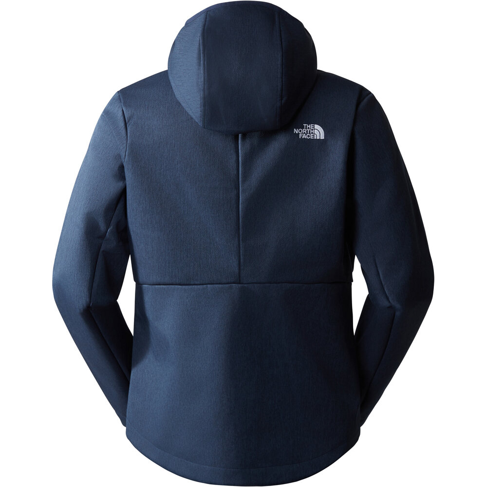 The North Face chaqueta softshell mujer W QUEST HIGHLOFT SOFT SHELL JACKET vista trasera