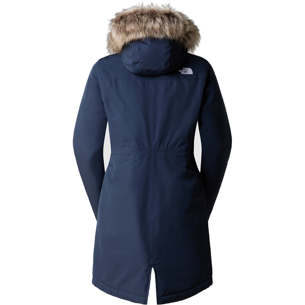 The North Face chaqueta outdoor mujer W ZANECK PARKA vista trasera