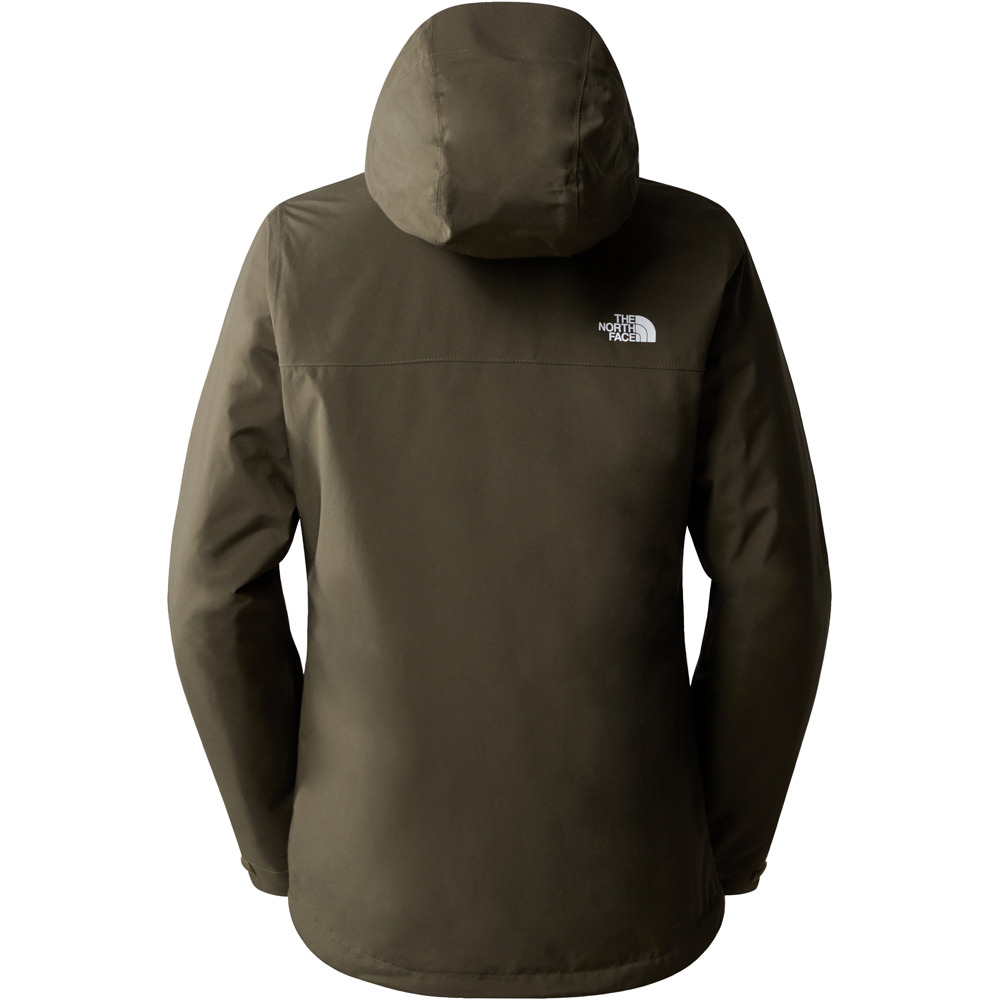 The North Face chaqueta impermeable insulada mujer W CARTO TRICLIMATE JACKET vista detalle