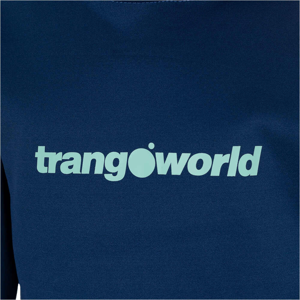 Trango camiseta montaña manga larga niño SUDADERA KURA vista trasera