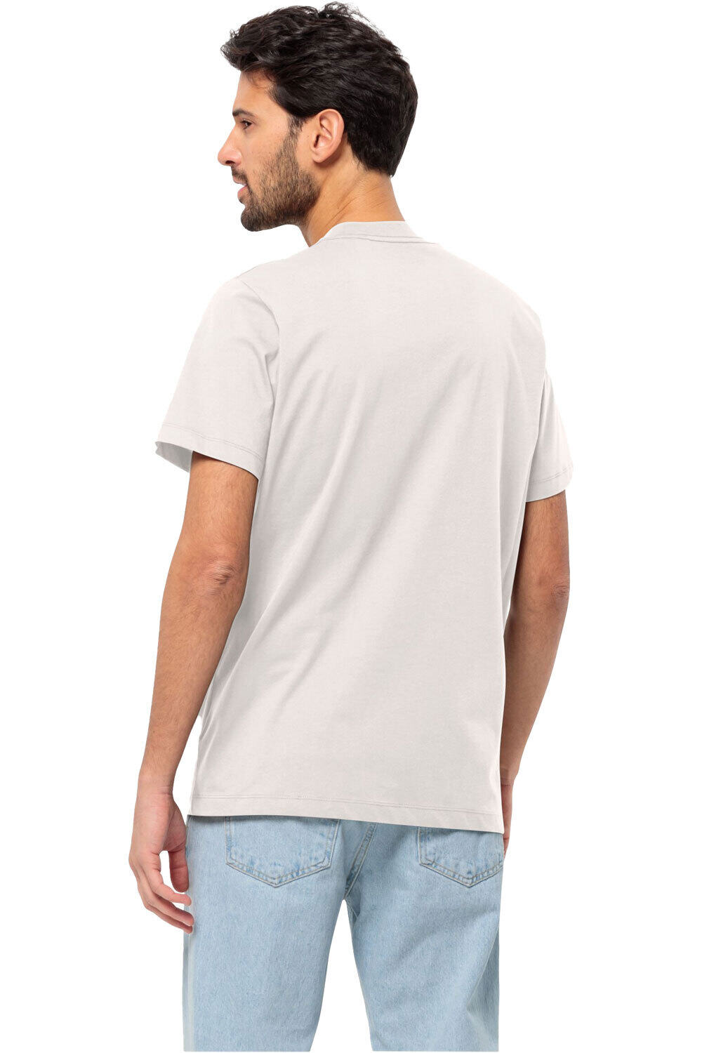 Jack Wolfskin camiseta montaña manga corta hombre ESSENTIAL T M vista trasera