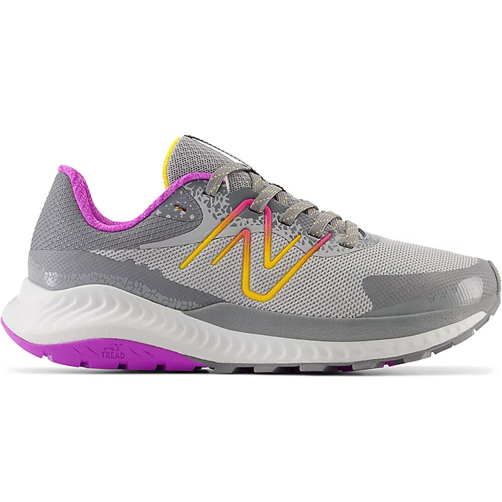 New Balance zapatillas trail mujer DynaSoft Nitrel v5 lateral exterior