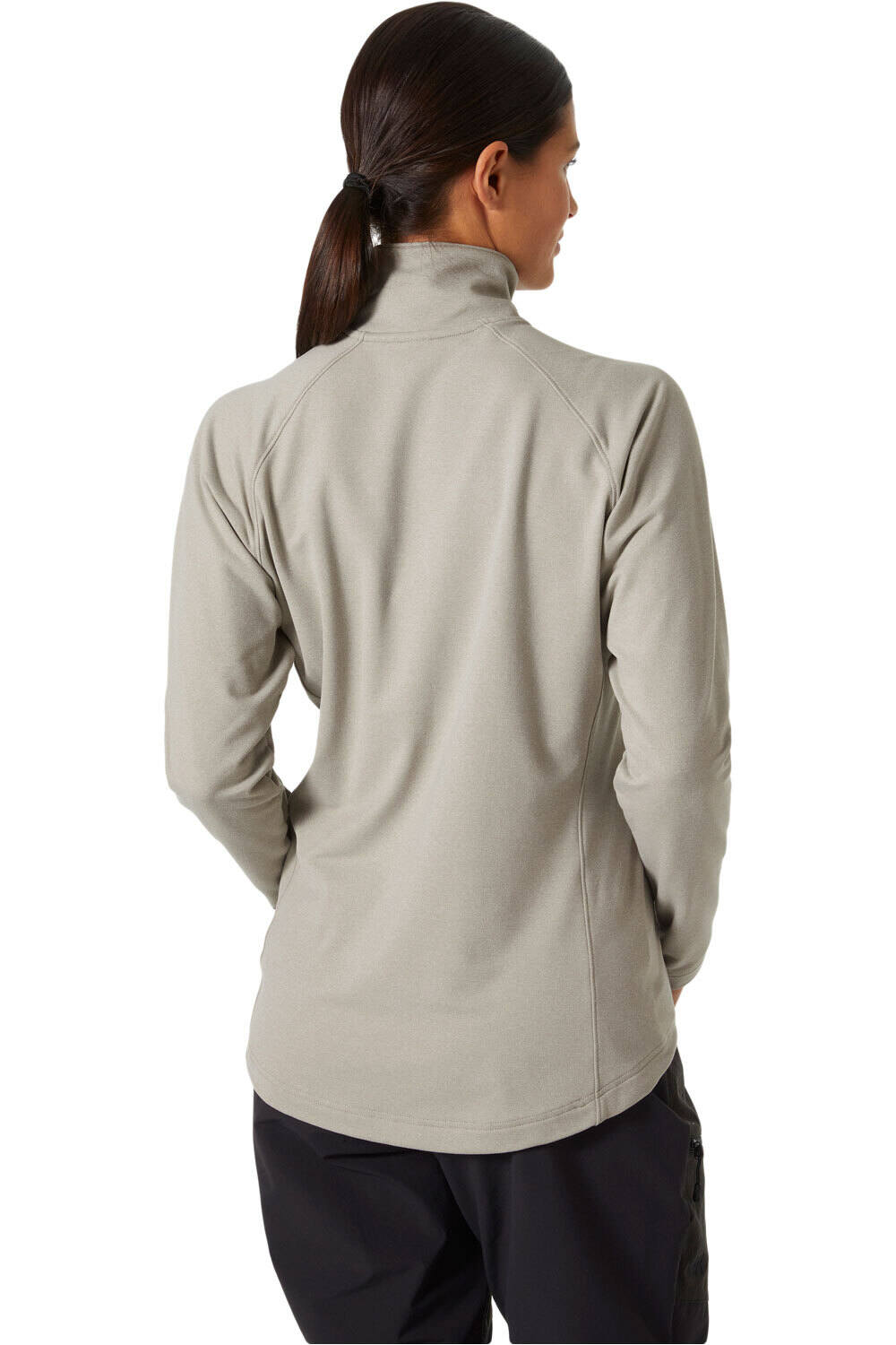 Helly Hansen forro polar mujer W VERGLAS 1/2 ZIP vista trasera