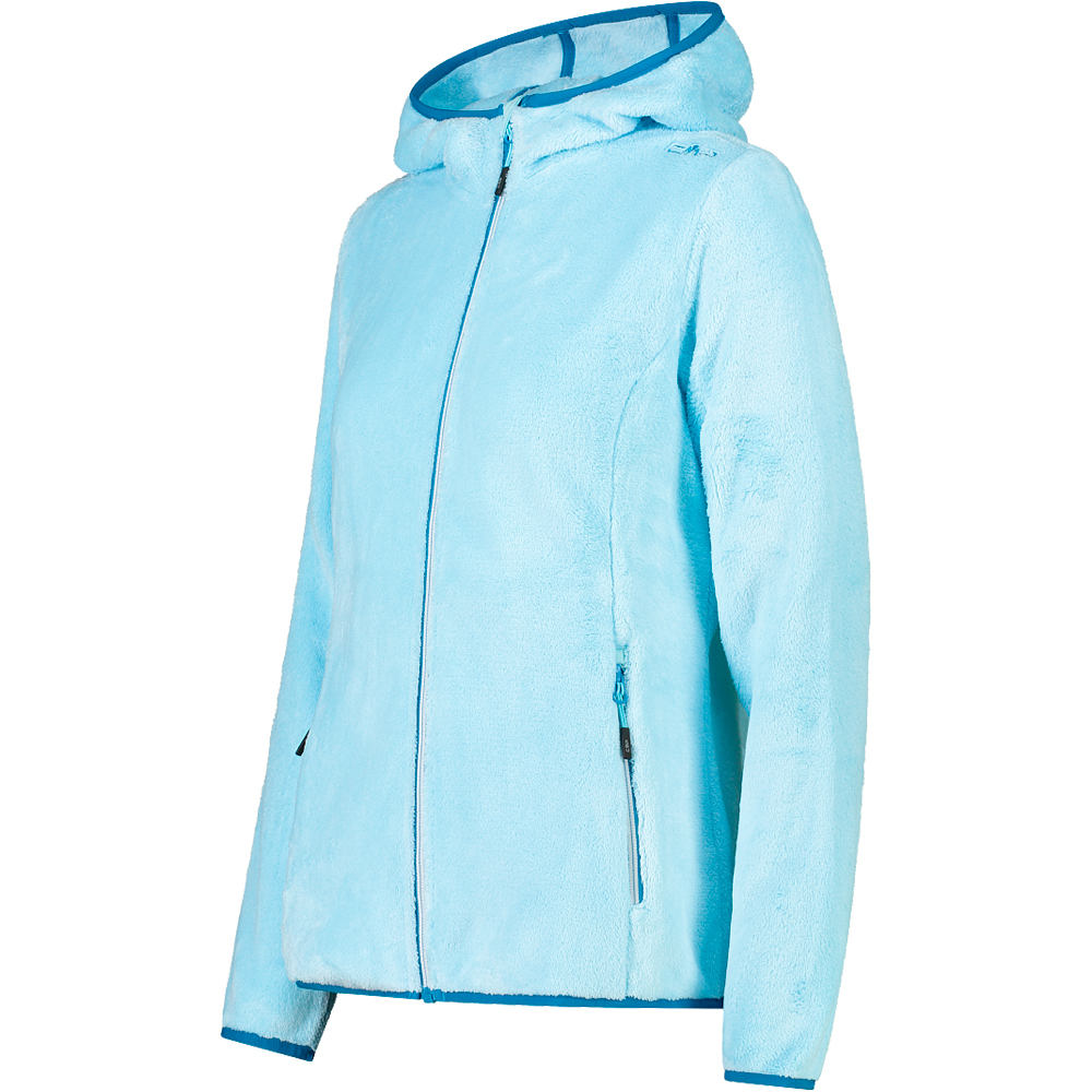 Cmp forro polar mujer WOMAN JACKET FIX HOOD vista detalle