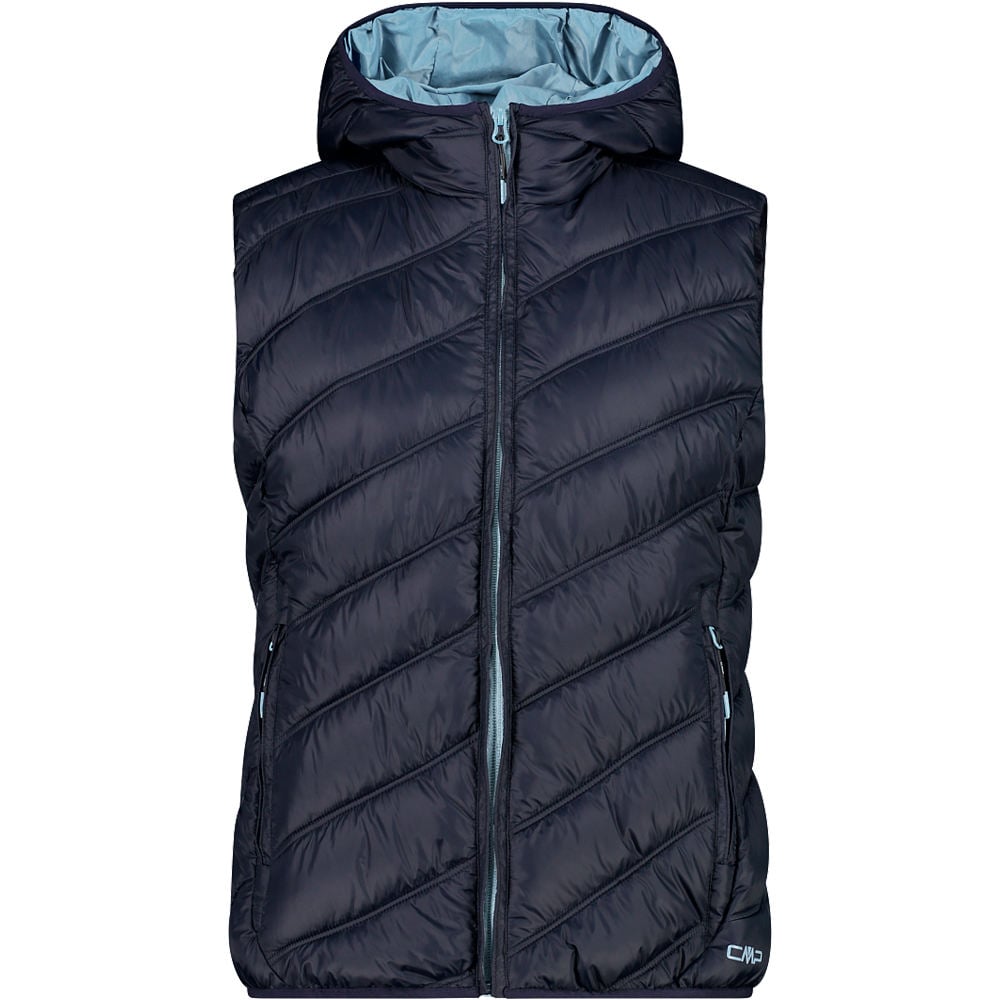 Cmp chaleco outdoor mujer WOMAN VEST FIX HOOD vista frontal