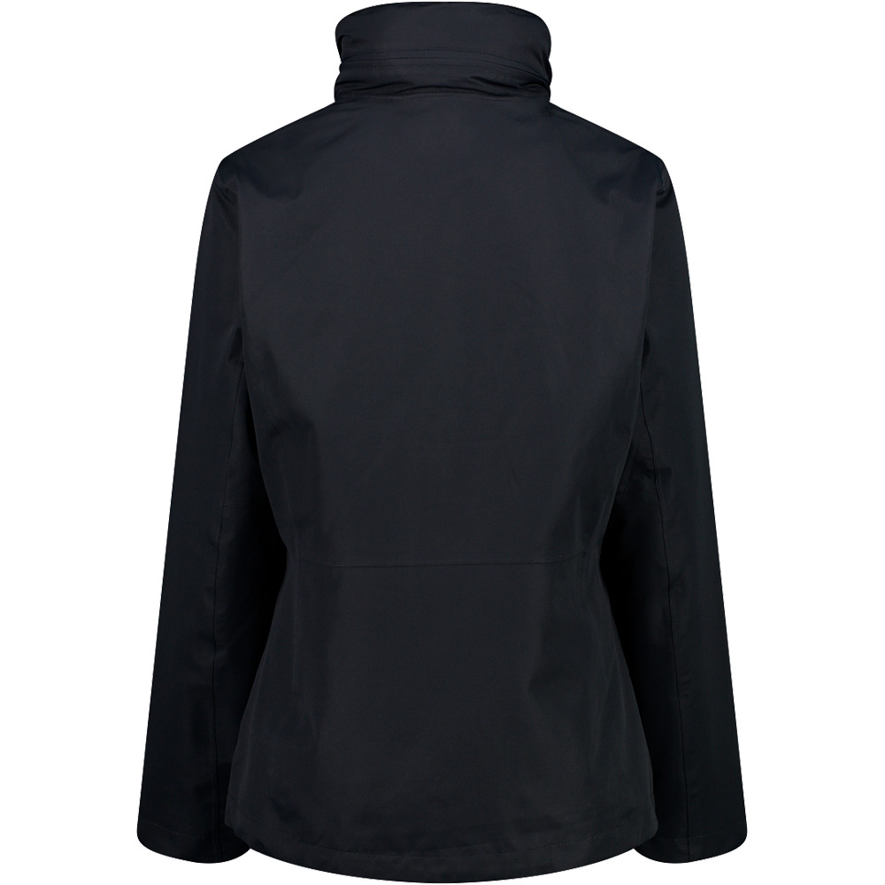 Cmp chaqueta impermeable insulada mujer WOMAN JACKET ZIP HOOD DETACHBLE INN.JACKET vista trasera