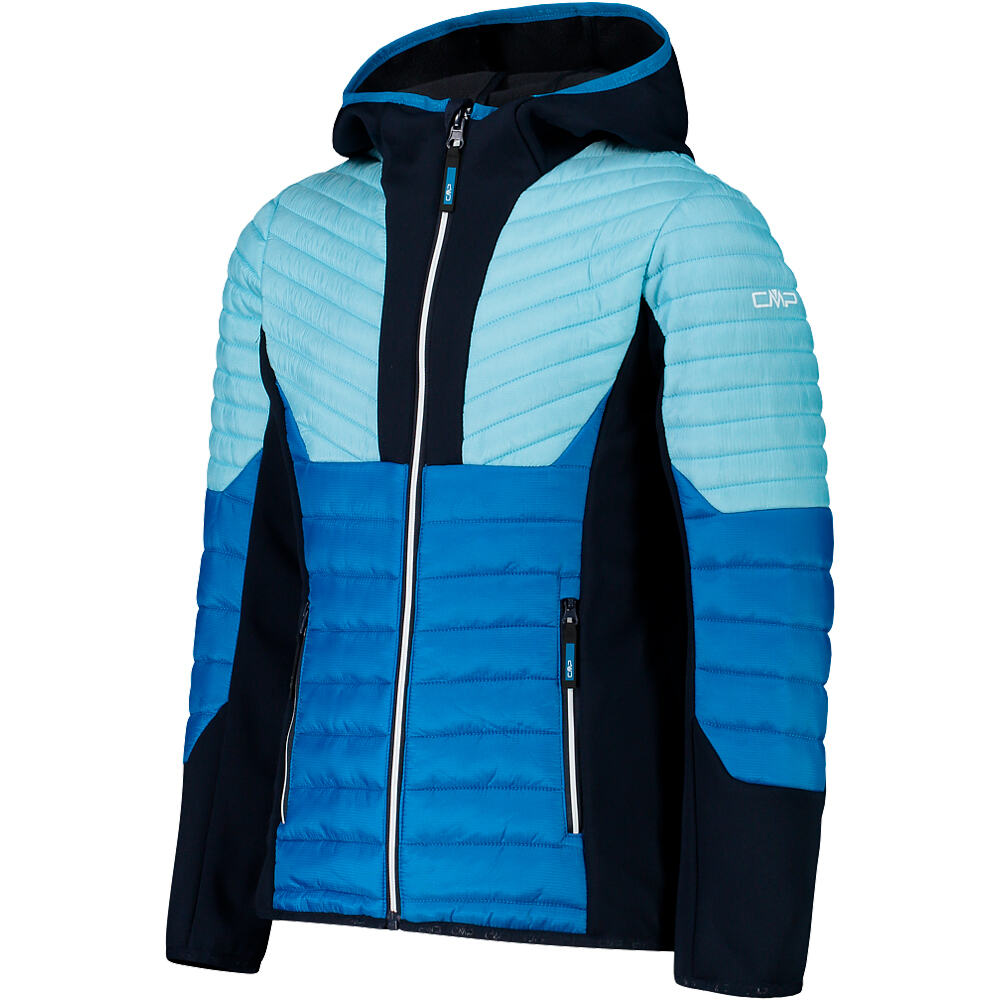 Cmp chaqueta outdoor niño KID G JACKET HYBRID FIX HOOD vista detalle