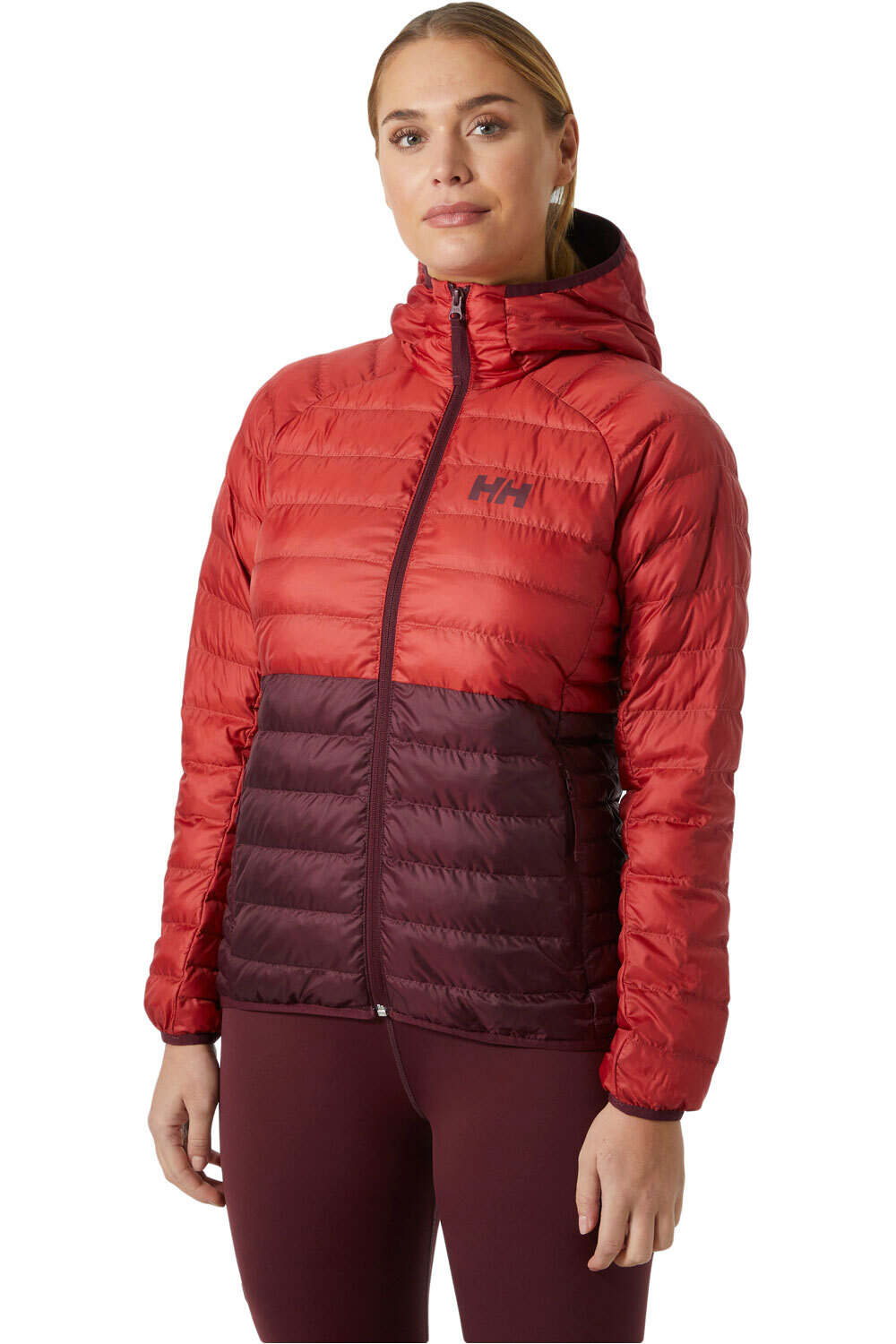 Helly Hansen chaqueta outdoor mujer W BANFF HOODED INSULATOR vista frontal