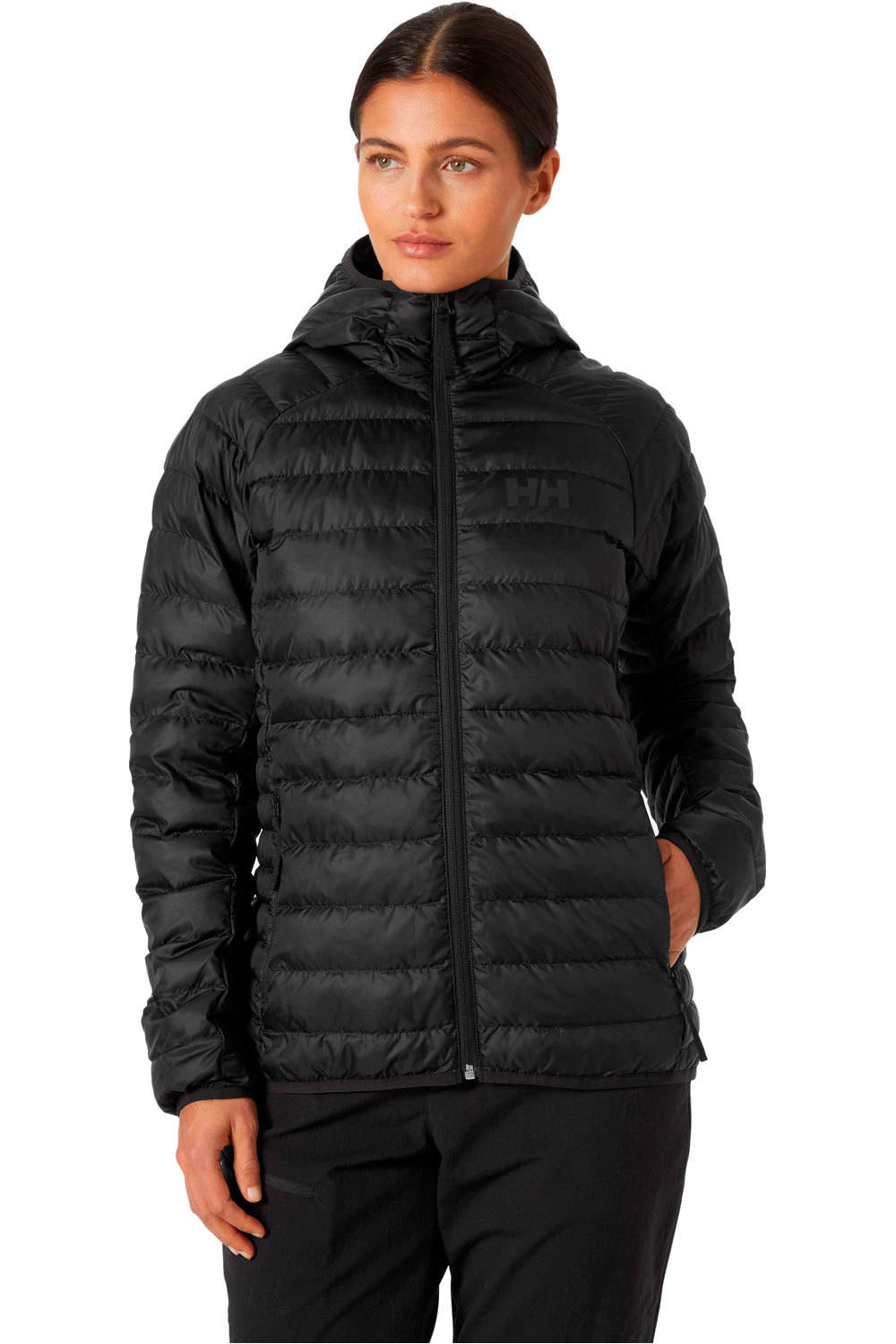 Helly Hansen chaqueta outdoor mujer W BANFF HOODED INSULATOR vista frontal