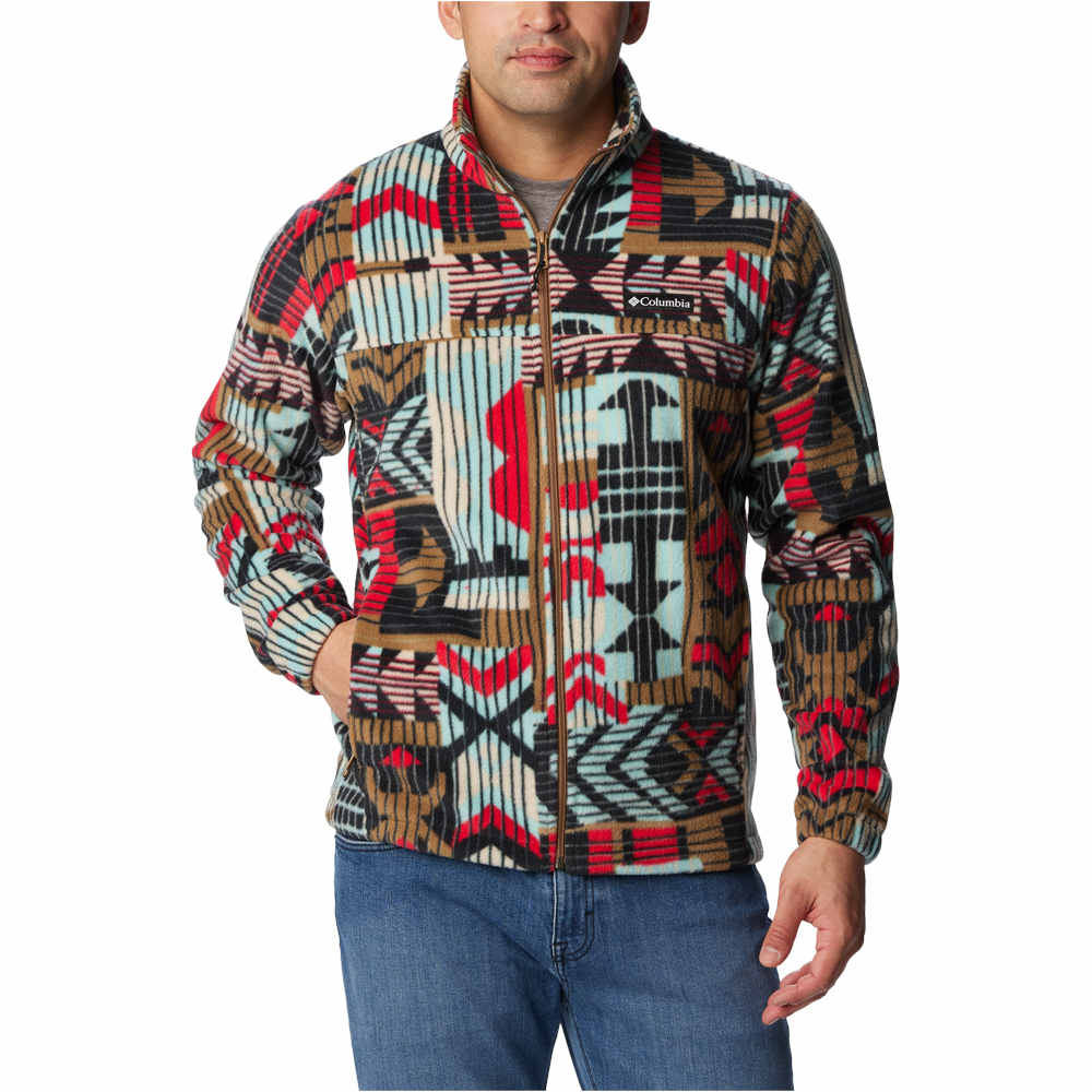 Columbia forro polar hombre Steens Mountain Printed Jacket vista frontal