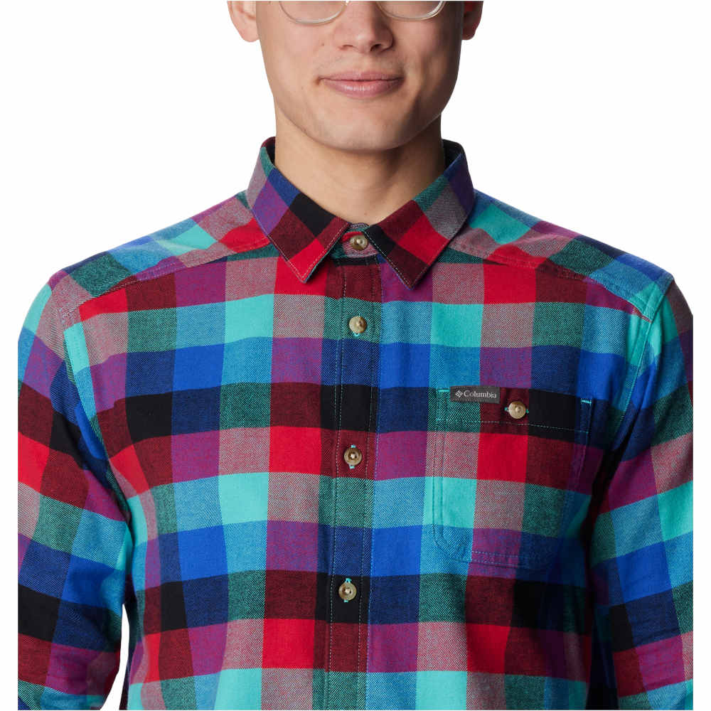 Columbia camisa montaña manga larga hombre Cornell Woods Flannel Long Sleeve Shirt 03