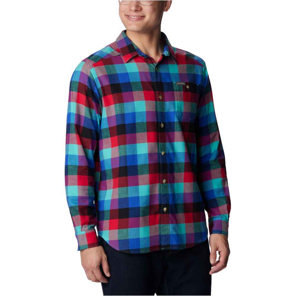 Columbia camisa montaña manga larga hombre Cornell Woods Flannel Long Sleeve Shirt 04