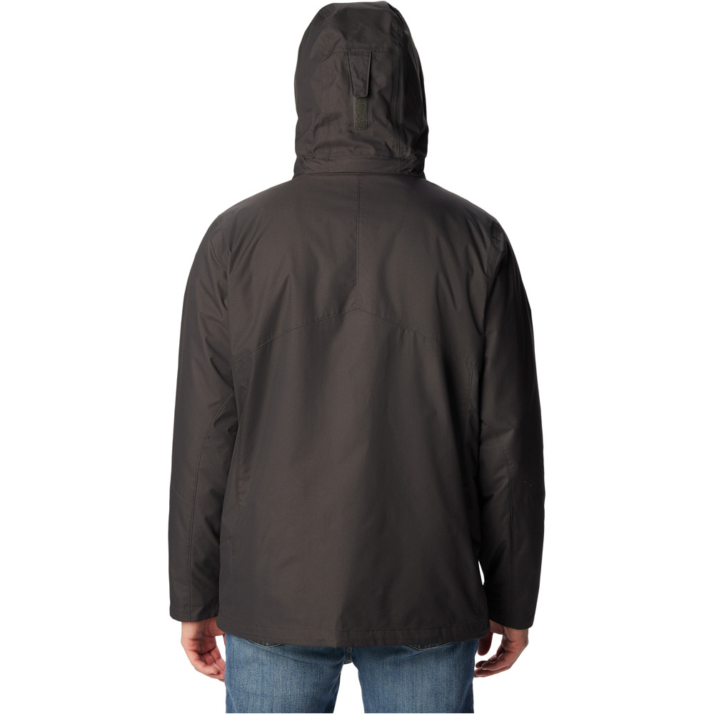 Columbia chaqueta impermeable insulada hombre Bugaboo II Fleece Interchange Jacket vista trasera