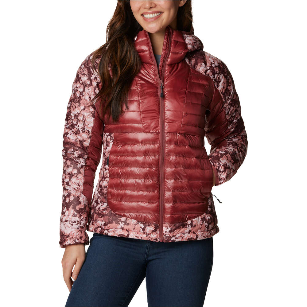 Columbia chaqueta outdoor mujer Labyrinth Loop Hooded Jacket vista frontal