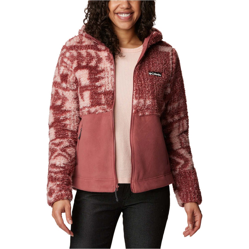 Columbia forro polar mujer Winter Pass Sherpa Hooded Full Zip 05