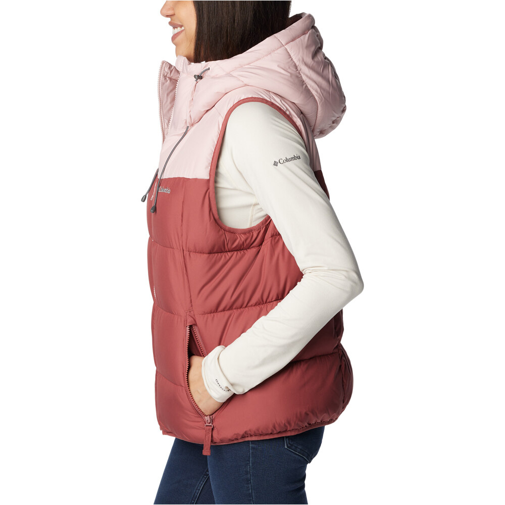 Columbia chaleco outdoor mujer Pike Lake II Insulated Vest vista detalle