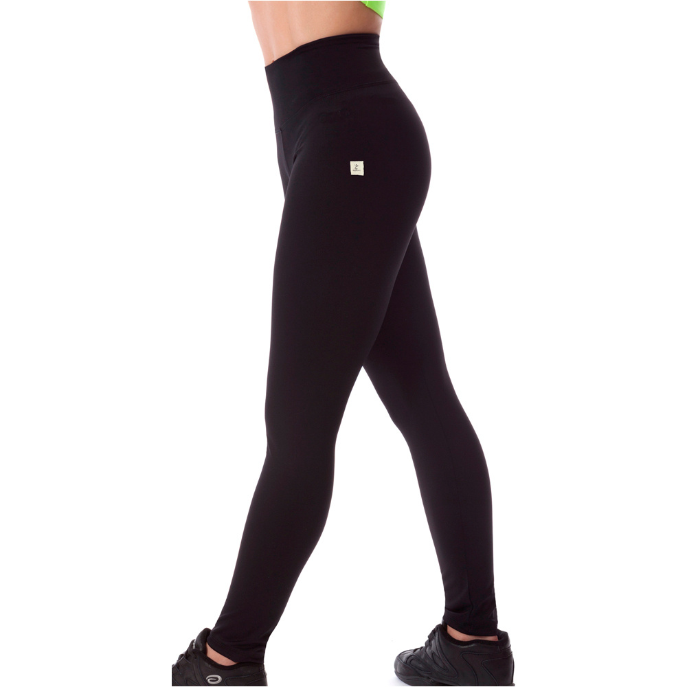 Ginadan pantalones y mallas largas fitness mujer FEEL LEGGINGS vista frontal