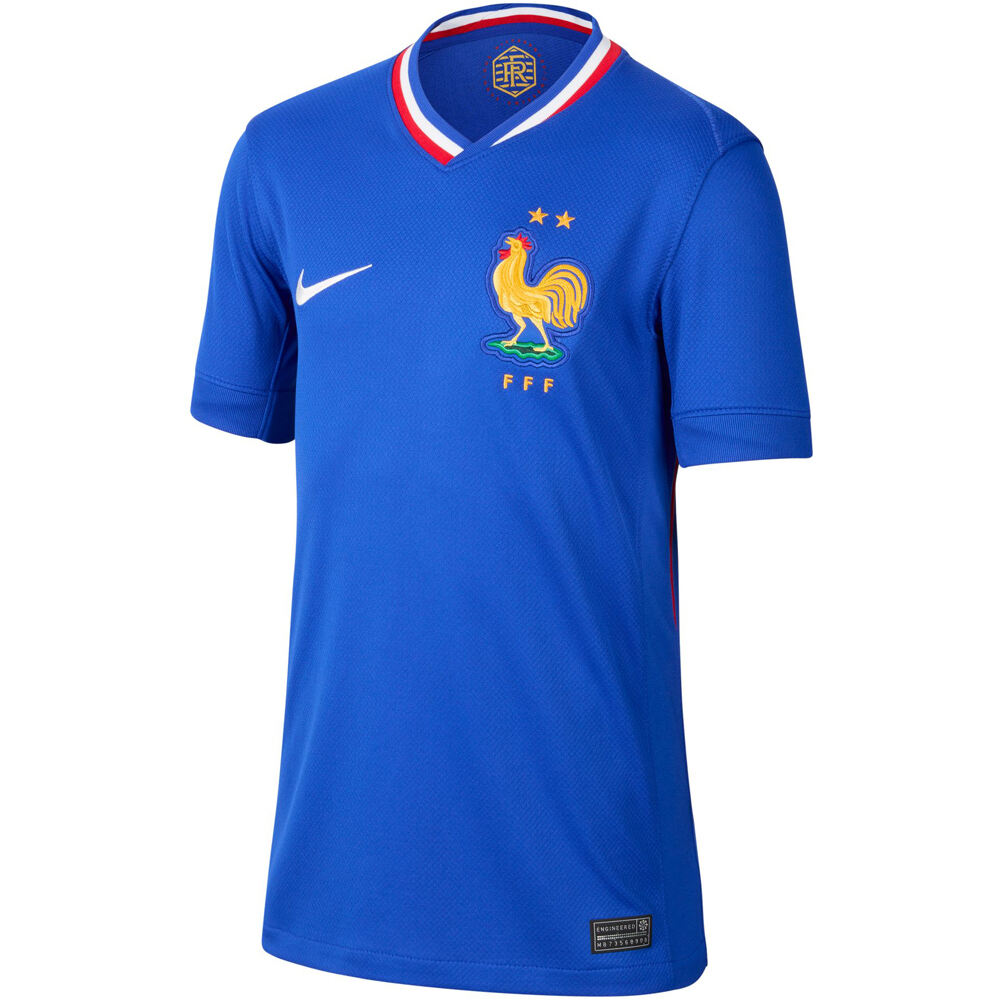 Nike camiseta de fútbol oficiales niño FRANCIA 24 Y NK DF STAD JSY SS HM 06