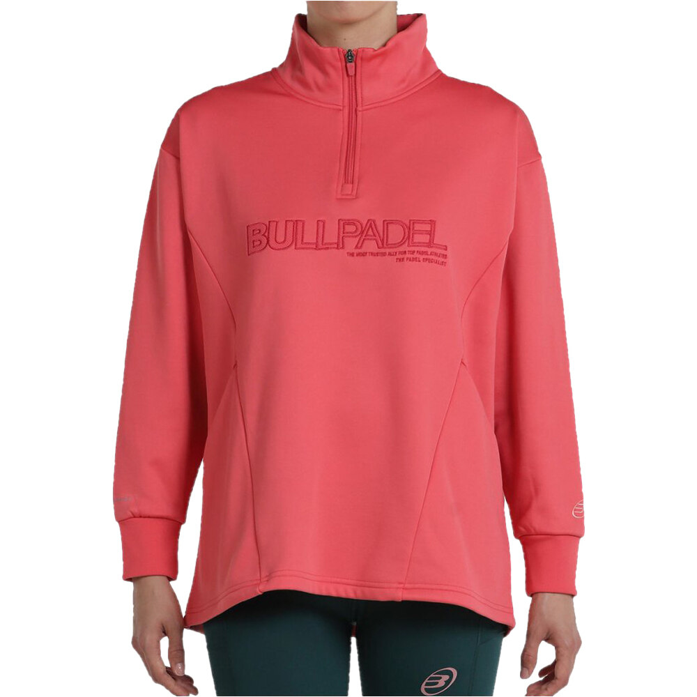 Bullpadel sudadera tenis mujer INANE vista frontal