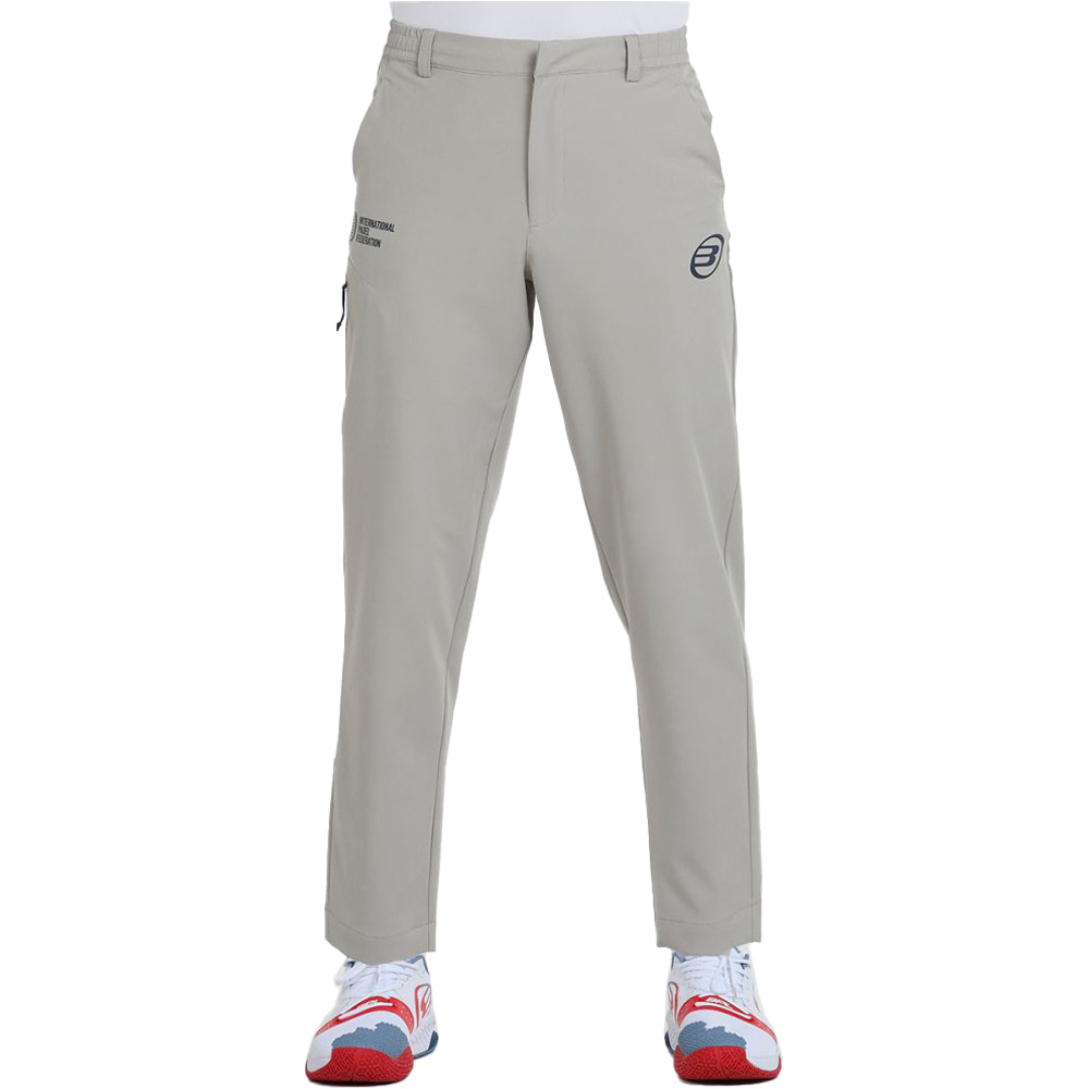 Bullpadel pantalón tenis hombre CEIBAS vista frontal