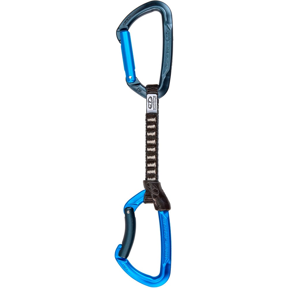 Climbing mosquetón seguridad Lime set 12 cm DYNEEMA vista frontal