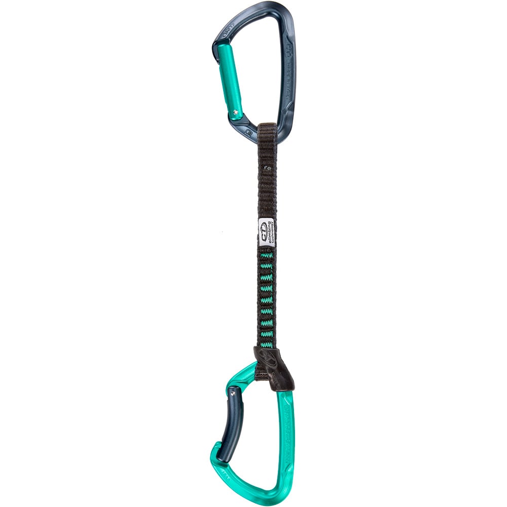 Climbing mosquetón seguridad Lime set 17 cm DYNEEMA vista frontal