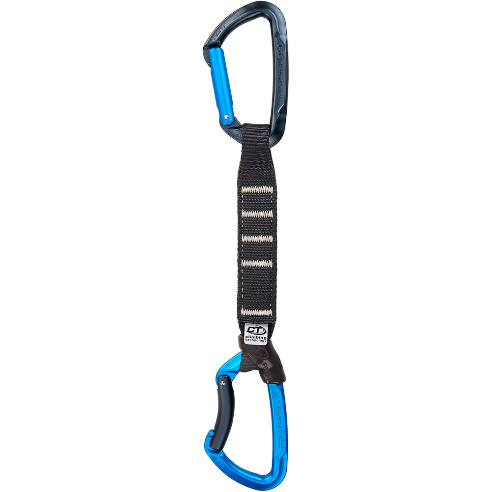 Climbing mosquetón seguridad Lime SET NY PRO 17 cm vista frontal