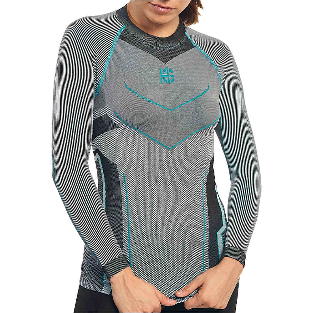 Sporthg camisetas termicas mujer HG-VERGES LONG SLEEVED T-SHIRT vista frontal